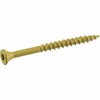 Hillman Wood Screw, #10, 2-1/2 in, Epoxy Coated Steel Flat Head Torx Drive 48416